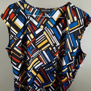 Jones New York 2X Business Wear Tank Top Multi-Col